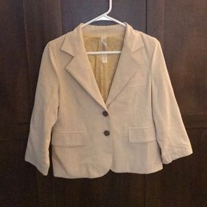 Cream blazer